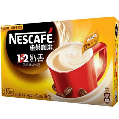 雀巢特浓奶香学生条装无蔗糖咖啡