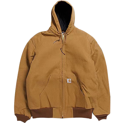 carhartt小翻领工装拉链夹克外套