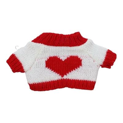 20cm娃衣冬装棉花娃娃衣服毛绒