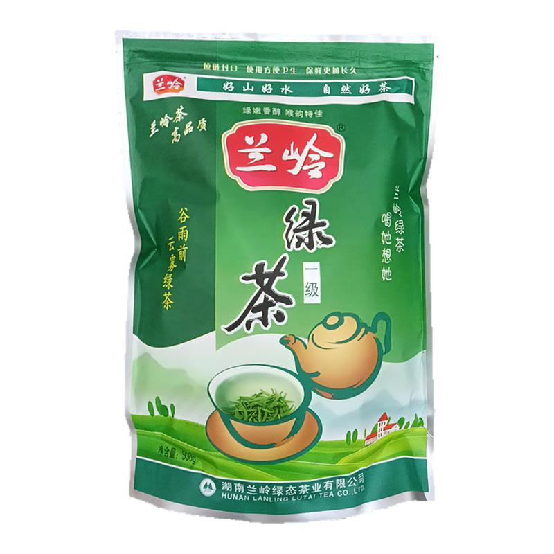 兰岭一级绿茶湖南袋装500g
