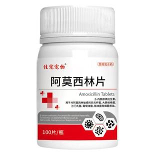 猫咪感冒药宠物犬猫用口炎鼻支狗狗伤口感染消炎药阿莫西林片