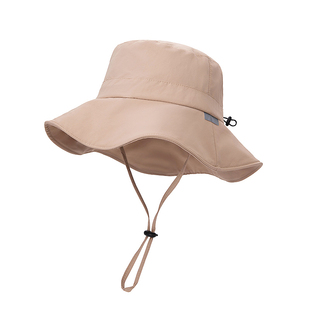 稻草人2026新款户外登山帽大头围渔夫帽防晒帽女夏季大檐遮阳帽子