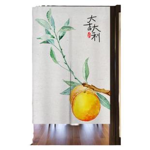 魔术贴新款布艺门帘卧室遮客厅房间框定制画带磁性窗帘挡磁条夏季