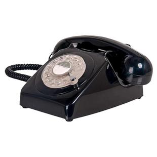 老式经典转盘电话机旋转复古电话仿古家用办公酒店固定座机金属铃