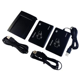 RFID读卡器IC射频nfc读取发卡IC双频全协议刷卡管理卡号USB口免驱