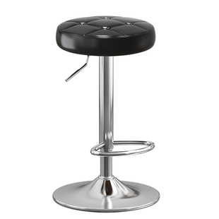吧台椅子升降凳子收银台转椅圆凳高脚凳前台接待吧凳高凳商用吧椅