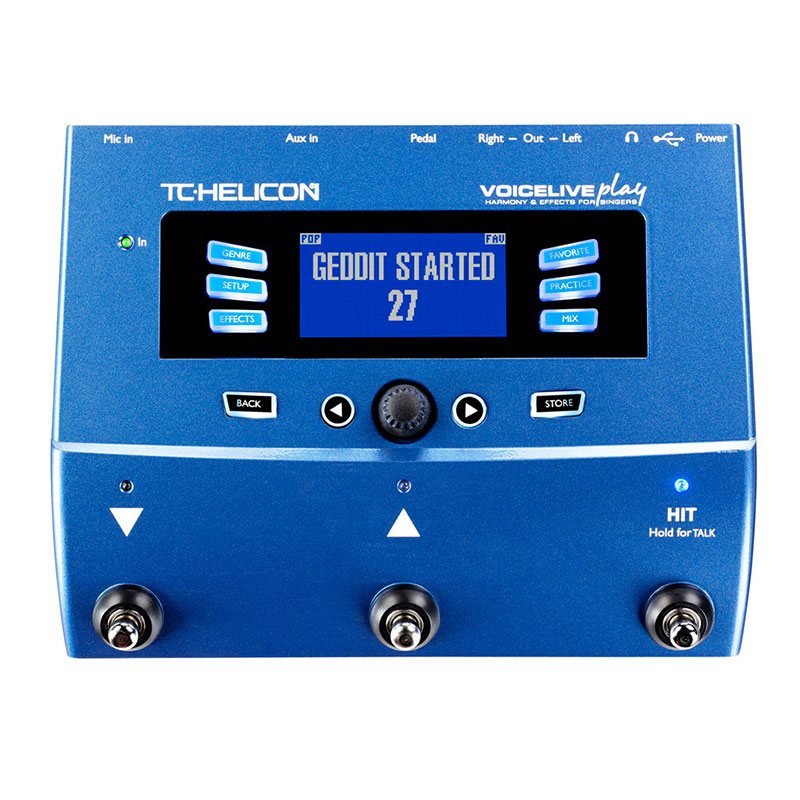 TC Helicon VoiceLive Play acoustic贝斯木电吉他人声综合效果器