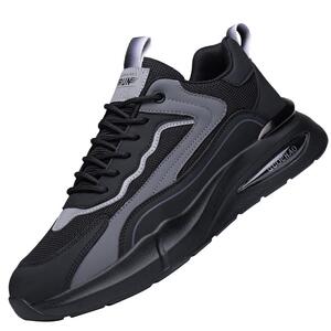 男鞋2025秋冬季新款男士休闲鞋皮面软底舒适透气运动鞋防臭老爹鞋