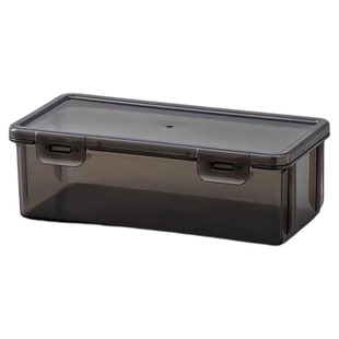 铅笔收纳盒大容量透明文具盒笔筒带盖防尘加大加厚杂物桌面整理盒