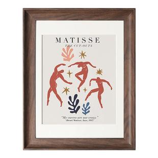 复古相框挂墙a3A4纸画框4k八8K开水彩素描油画外框装裱12寸16框架