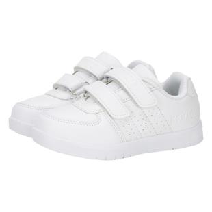 魔术贴小白鞋儿童女童学生中大童2025秋季新款板鞋白色运动波鞋男