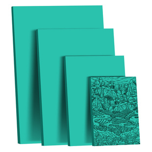 版画胶板a4加厚防水刻板a3大尺寸美术生油墨拓印雕刻板初学者刻刀画板马莲木蘑菇材料工具套装pvc无味麻胶版