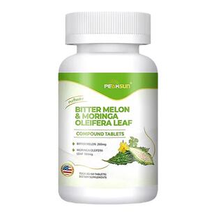 进口苦瓜素辣木叶马齿苋复合PEAKSUN美国天然口服控平衡中老年糖
