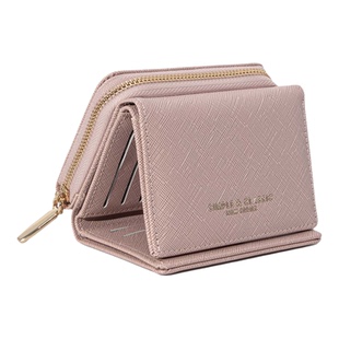 钱包女款高级感实用型2026新款钱包卡包一体证件收纳包柚见微风