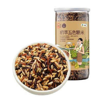 中粮初萃全谷物五色糙米1kg*1罐