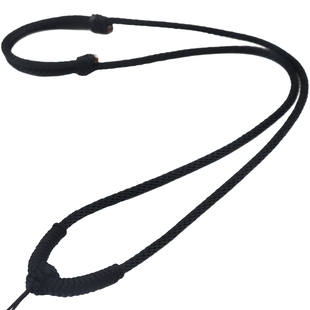 玉坠吊坠挂绳男高档玉佩项链绳子编织简约风男士纯色系玉绳挂件绳