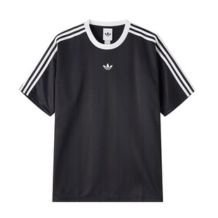 Adidas阿迪达斯三叶草男子三条纹复古休闲宽松短袖圆领T恤KD5830
