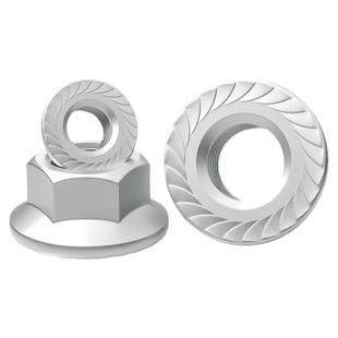 10级Q230达克罗平底六角螺母法兰面螺母M6M8M10M12M14M16 GB6177