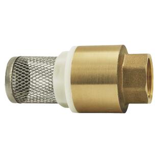 全铜带过滤网底阀加油泵插管单向阀6分井底自吸泵止逆阀1寸止回阀