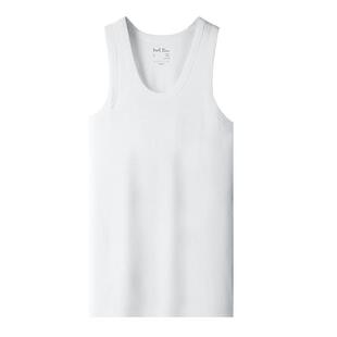 猫人男士背心男款纯棉全棉2025新款夏季跨栏吸汗内穿无袖打底汗衫