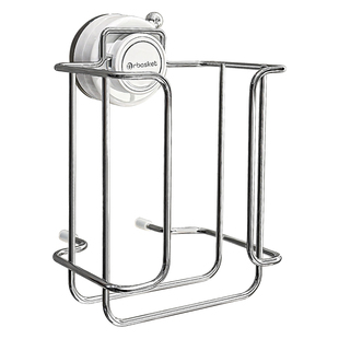 吸盘纸巾收纳盒厕所免打孔湿巾架卫生间壁挂式厕纸卫生纸置物架