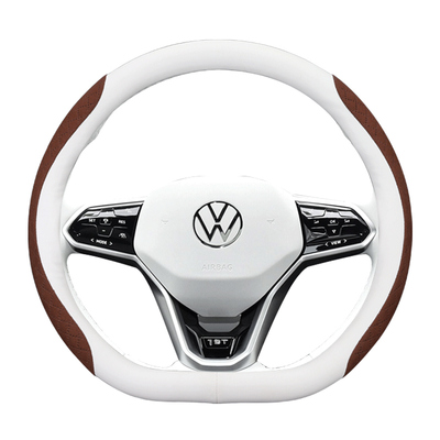 大众车型专用翻毛皮方向盘套四季