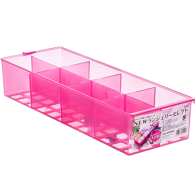 日本进口内衣裤收纳盒放内裤袜子整理盒宿舍学生抽屉式分格储物盒