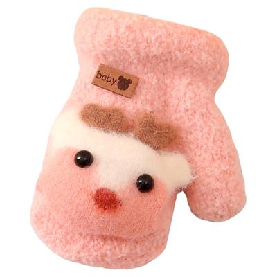 宝宝儿童手套冬季保暖加绒2025新