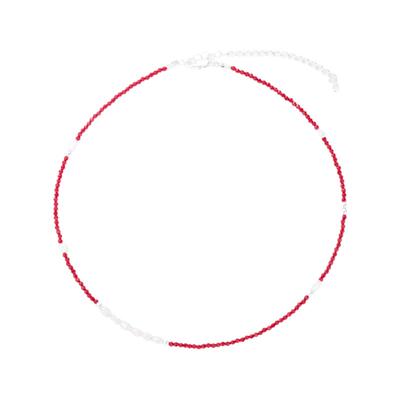 SOFTROOM本命年红尖晶珍珠项链