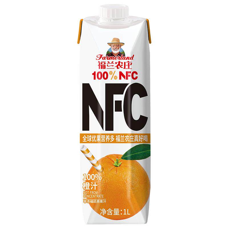 福兰农庄100%NFC纯果汁饮料