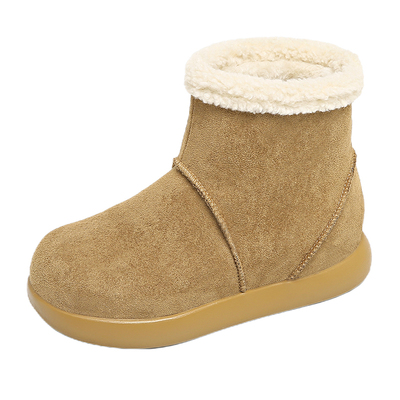 内增高雪地靴短靴厚加绒加厚棉鞋