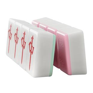 如喜新品仰面仿玉石色麻将牌麻将机专用麻雀牌小号中号大号麻将牌