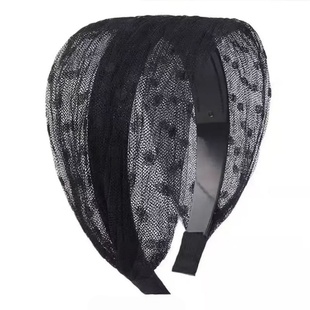 宽边发箍女带齿防滑韩版透气百搭发发卡带宽遮白发头箍头饰发饰