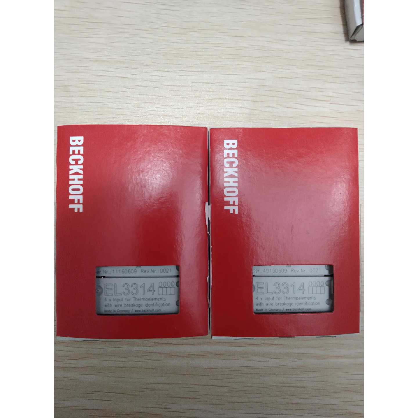 非标价BECKHOFF倍福EL33144通道热电耦输入端子模块修理