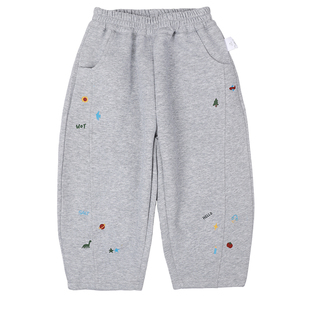 男童裤子春儿童运动裤2026春季男孩春装开春长裤小童弯刀裤痞帅风