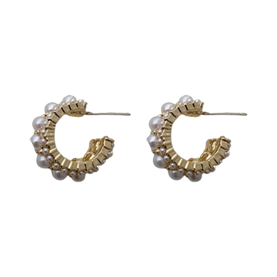 贩卖焦虑｜法式复古百搭珍珠耳钉