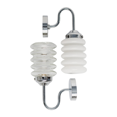 軸年日式北欧原创螺旋型玻璃壁灯