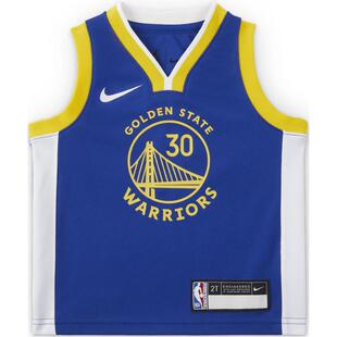 耐克金州勇士队斯蒂芬·库里婴童球衣男童宝宝NIKE NBA FZ1183