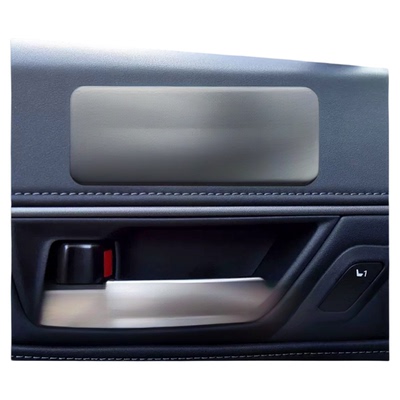 先观察再开门轻关车门提示贴