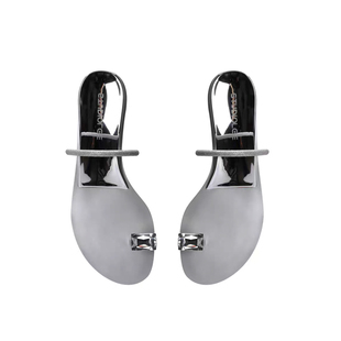 网红鸽子蛋夹趾凉拖鞋女夏外穿2025新款凉鞋水钻内增高平底拖鞋女