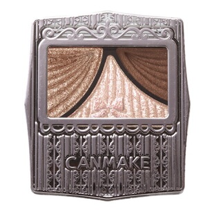 【现货】无辜星星眼日本canmake井田蝴蝶结三色眼影大地色眼影11