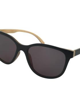 大脸时尚风百搭蝶形黑色太阳镜