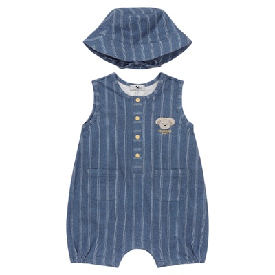BLUEDOG小狗条纹连身服