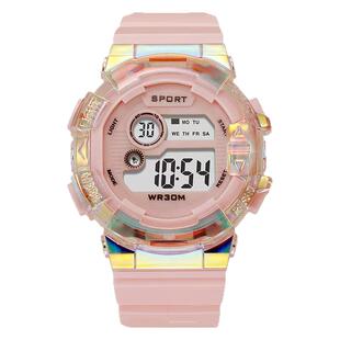 番茄网红独角兽电子手表男女学生 韩版简约ins超火运动潮流夜光潮