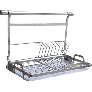 飞鸥厨房挂件碗碟沥水架挂架壁挂式不锈钢置物架碗筷收纳架碗架