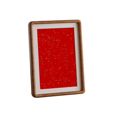 榫卯实木相框婚书空白书法摆件画