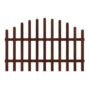 户外防腐木栅栏门别墅庭院草坪护栏木头室外小院围墙围栏田园篱笆