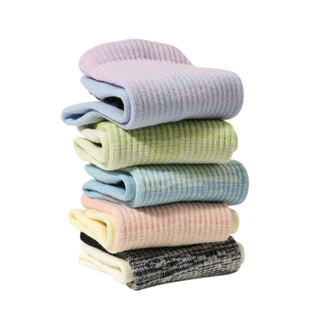 普拉提袜瑜伽袜子防滑专业女运动室内健身专用袜子中筒袜秋冬加厚