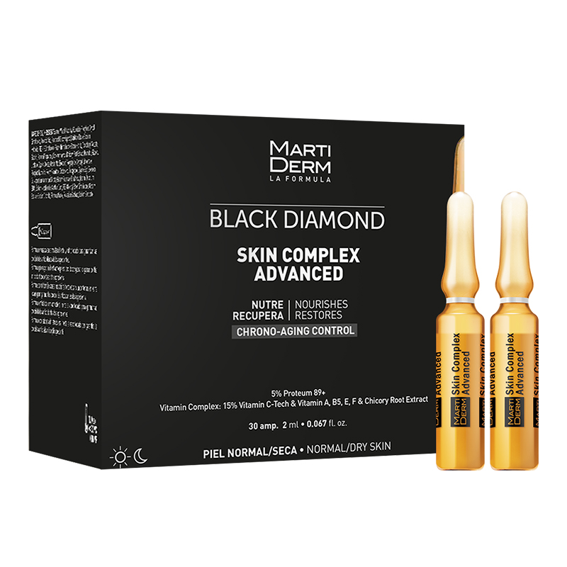 MartiDerm玛蒂德肤黑钻臻活亮颜安瓶精华2ml×30支VC抗氧提亮次抛 玛蒂德肤实拍商品图