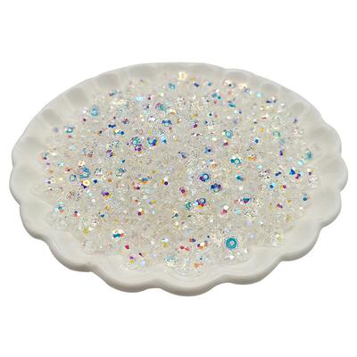 【2】精品200颗6mm卡6奥地利品质国华精品施家水晶扁珠算盘珠diy